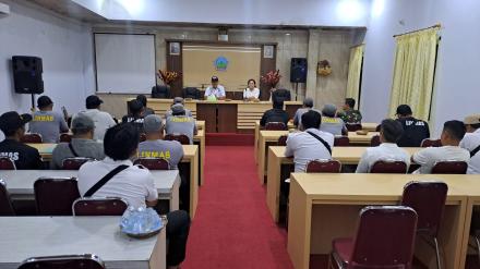 Rapat  Koordinasi Linmas dalam Menjalankan Kamtibmas. 