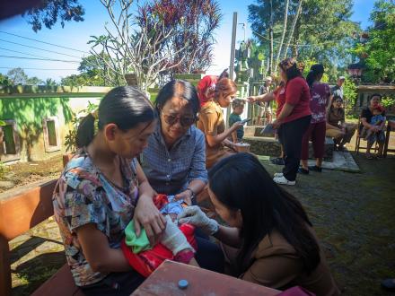 Posyandu Anggrek  Banjar Dinas Tampul Lawang dan Pasek, Desa Tajun. 