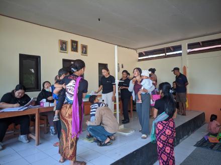 Posyandu ILP Banjar Dinas Bakungan, Desa Tajun. 